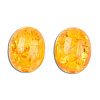 Resin Imitation Amber Beads RESI-N034-12-C02-1