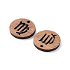 Walnut Wood Laser Cut Pendants WOOD-Q051-06B-2