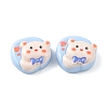Opaque Cute Cartoon Resin Cabochons LS-CRES-O006-06F-1