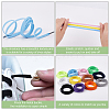 CHGCRAFT 12Sets 12 Colors Elastic No Tie Shoe Laces DIY-CA0004-21-4