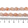 Natural Sunstone Beads Strands G-O201B-123F-5