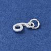 925 Sterling Silver Figure Charms STER-M093-05S-06-2