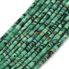 Dyed Synthetic Turquoise Beads Strands G-P594-01B-06-1