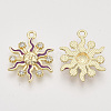 Alloy Enamel Pendants ENAM-N051-20B-2