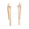 304 Stainless Steel Dangle Earrings EJEW-L225-009-3