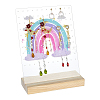 Acrylic & Wood Earring Displays EDIS-WH0016-01-1