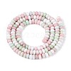 Ombre Effect Dyed Glass Beads Strands GLAA-T030-07A-02-2