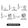 Cubic Zirconia Cabochons ZIRC-TA0001-03-6