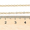 304 Stainless Steel Cable Chain Necklace Making STAS-P045-09G-3