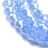 Imitation Jade Electroplate Glass Beads Strands EGLA-A039-J4mm-B04-3