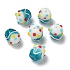 Handmade Lampwork Bumpy Beads LAMP-M022-01C-1