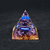 Resin Orgonite Pyramid Home Display Decorations G-PW0004-57J-1