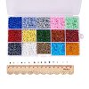 8/0 Round Glass Seed Beads Sets SEED-PH0007-01-7