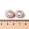 Opaque Resin European Beads RESI-C055-01F-3