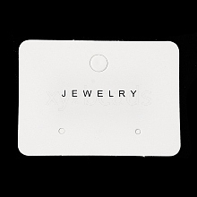 Paper Jewelry Display Cards with Hanging Hole CDIS-M005-27