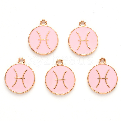 Alloy Enamel Pendants ENAM-S124-01A-09H-1