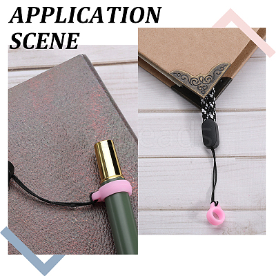 60Pcs 3 Style Silicone Pendant SIL-GF0001-28C-1