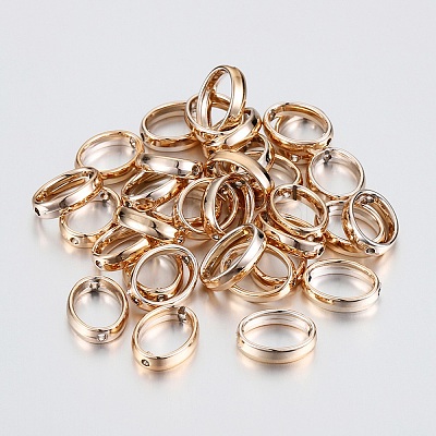 2-Hole CCB Plastic Beads Frame FIND-WH0139-284D-RG-1