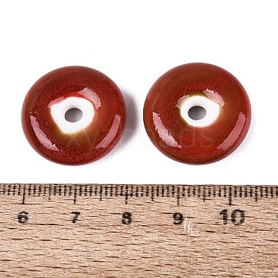 Vintage Handmade Porcelain Beads PORC-N013-20-13-1