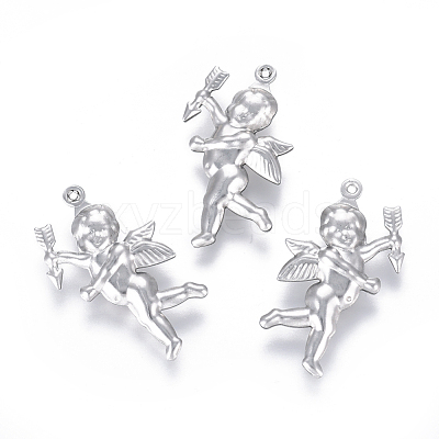 Non-Tarnish 304 Stainless Steel Pendants STAS-F227-10-MP-1