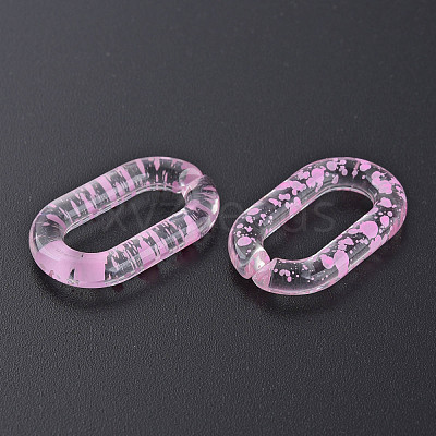 Transparent Acrylic Linking Rings OACR-N009-013B-14-1