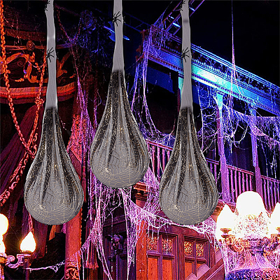 Halloween Spider Web Fabric DIY-WH0410-19B-1