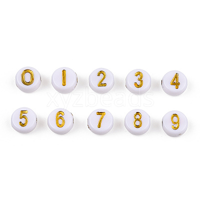 Plating Acrylic Beads PACR-R243-02-1