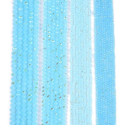 Electroplate Glass Beads Strands EGLA-A044-J6mm-L04-1
