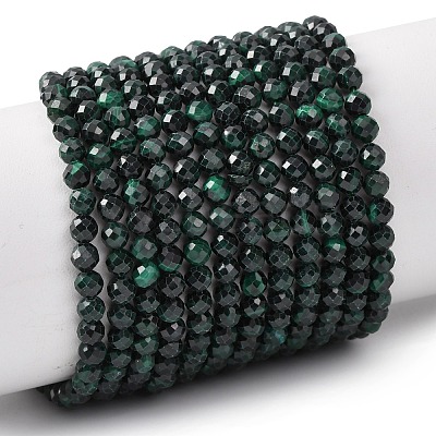 Natural Malachite Beads Strands G-D306-A02-4MM-A01-1
