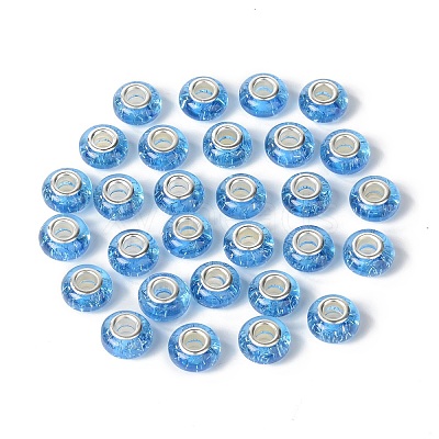 Rondelle Resin European Beads RPDL-A001-01-01-1