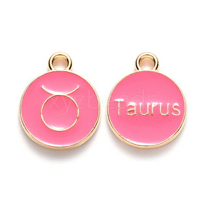 Alloy Enamel Pendants ENAM-S124-01A-03C-1
