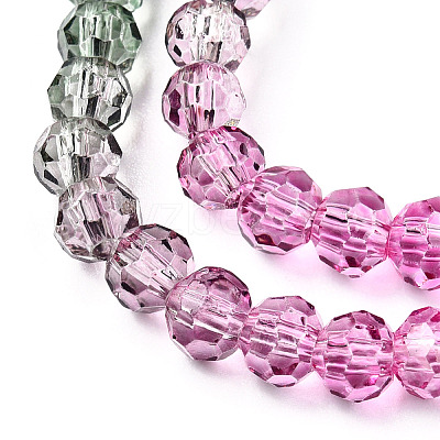 Transparent Glass Beads Strands GLAA-E036-07J-1