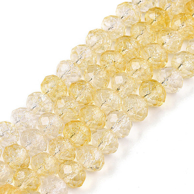 Transparent Glass Beads Strands GLAA-T023-4mm-A17-1