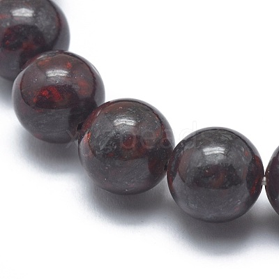 Natural Brecciated Jasper Bead Stretch Bracelets BJEW-K212-C-040-1