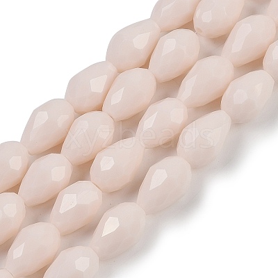 Opaque Solid Color Beads Strands EGLA-N013-P8mm-D08-1