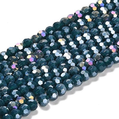 Opaque Glass Beads Stands EGLA-A035-P4mm-B19-1