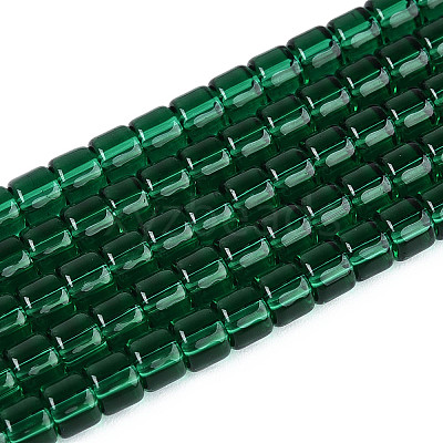 Transparent Glass Beads Strands GLAA-N065-4x4mm-A06-1