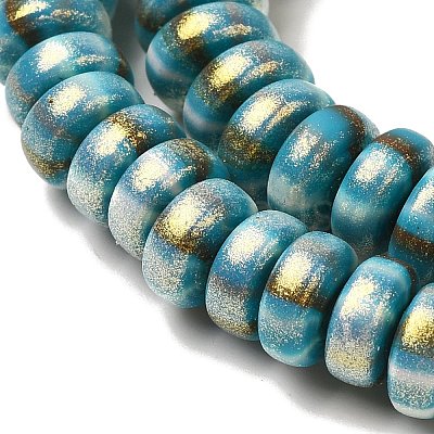 Handmade Polymer Clay Beads Strands CLAY-H006-03K-1