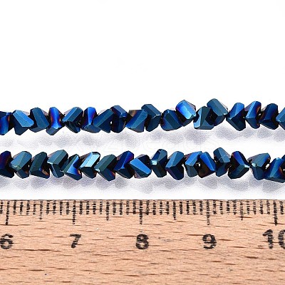 Electroplate Glass Beads Strands GLAA-N024-4mm-02-1