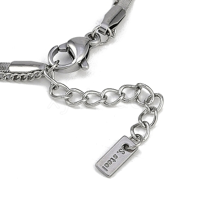 304 Stainless Steel 2-strand Chain Bracelets BJEW-Z077-06P-1