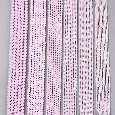 Glass Beads Strands EGLA-A044-J3mm-D02-1