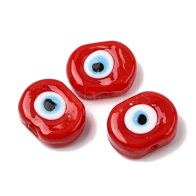 Handmade Evil Eye Lampwork Beads LAMP-G168-02-10-1