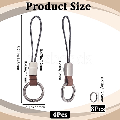 Leather Keychain KEYC-WH20004-05A-1