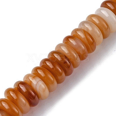 Natural Red Agate Beads Strands G-F743-01F-02-1