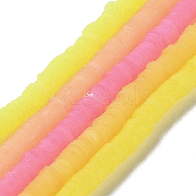 Handmade Polymer Clay Beads Strands CLAY-F004-C-1