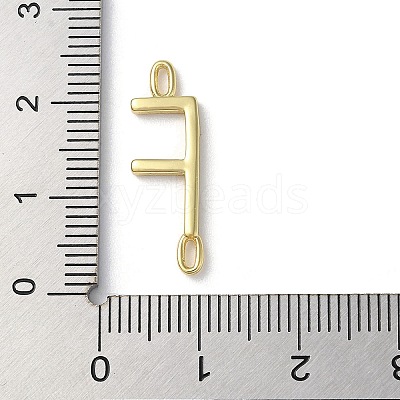 Rack Plating Brass Connector Charms KK-P245-07G-F-1