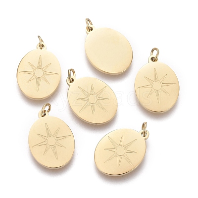 Ion Plating(IP) 304 Stainless Steel Pendants STAS-H100-40G-1