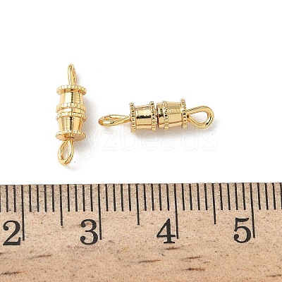 Brass Screw Clasps KK-Z136-44A-G-1