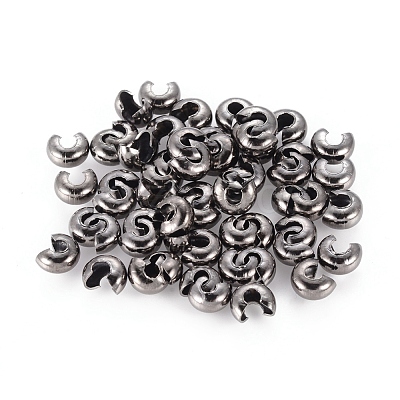Iron Crimp Beads Covers IFIN-H028-NFB-NF-1