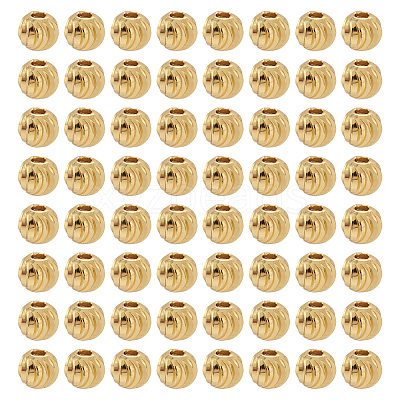 Brass Beads LS-X1-KK-G312-01G-6mm-G-1